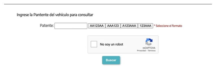 Paso 2 para consultar o cambiar el turno de la VTV en Ramos Mejía